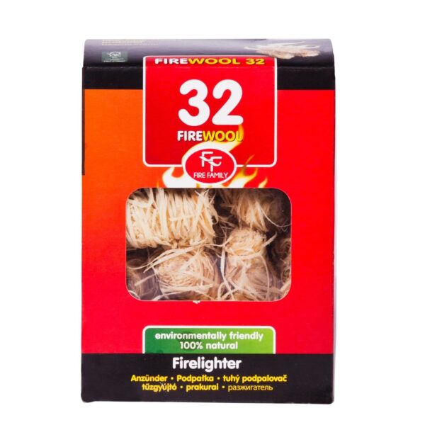 Fire Family Podpałka Firewool w kartoniku - 32 szt.