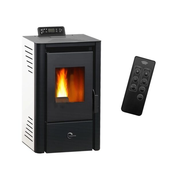 Sannover Piec na Pellet Anita 9,4 kW Czarny